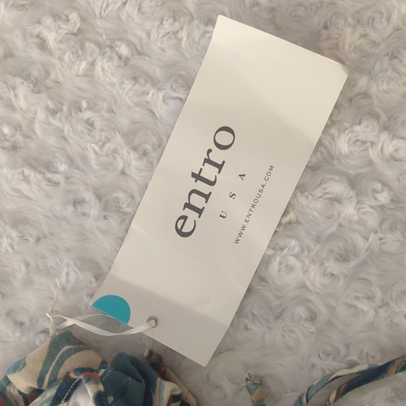 ENTRO Retro Inspired Pant and Crop Top Set ~ NWT - Picture 11 of 11